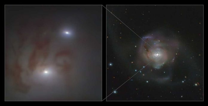 Telescope discovers closest pair of supermassive black holes