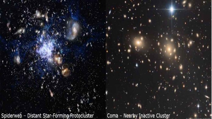 High fraction of dead galaxies found in ancient galactic city