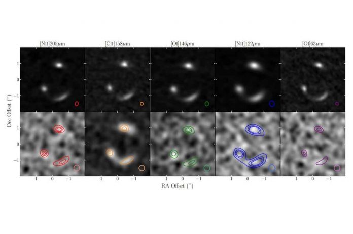 Astronomers inspect interstellar medium of the galaxy SPT0346-52