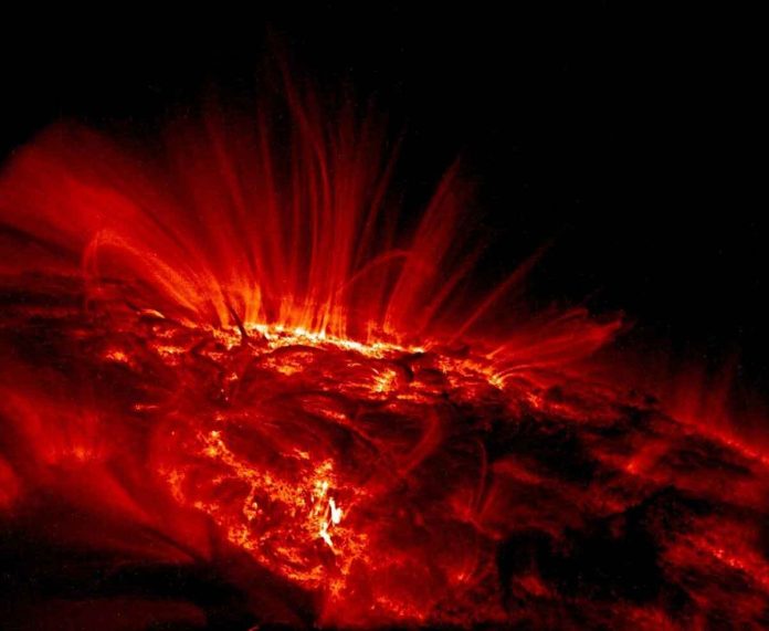 Significant solar flare erupts from sun