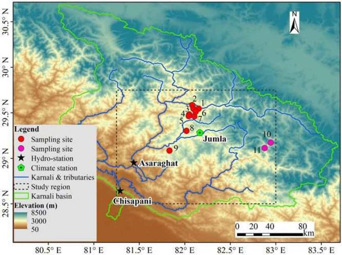 First multi-centennial streamflow variability of the Karnali River
