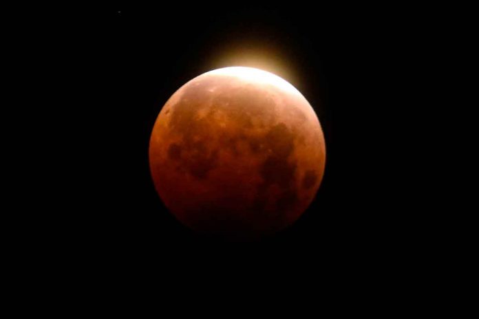 Moon goes blood red this weekend