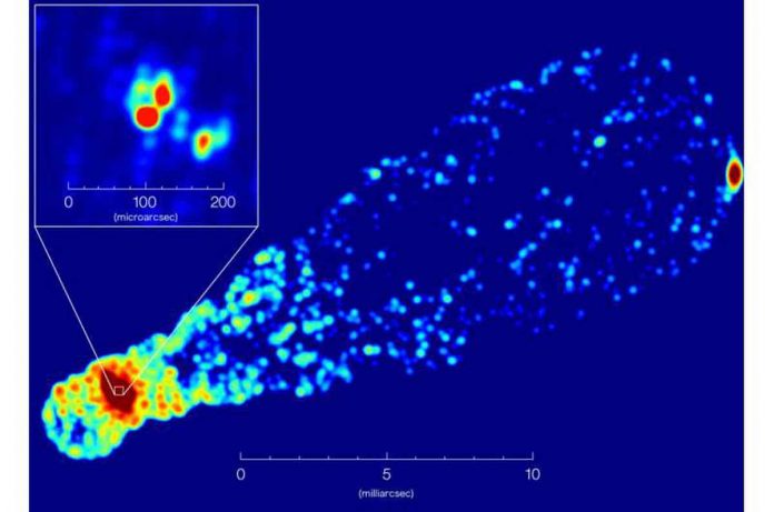 Independent reanalysis of the M87 galactic center radio observational data