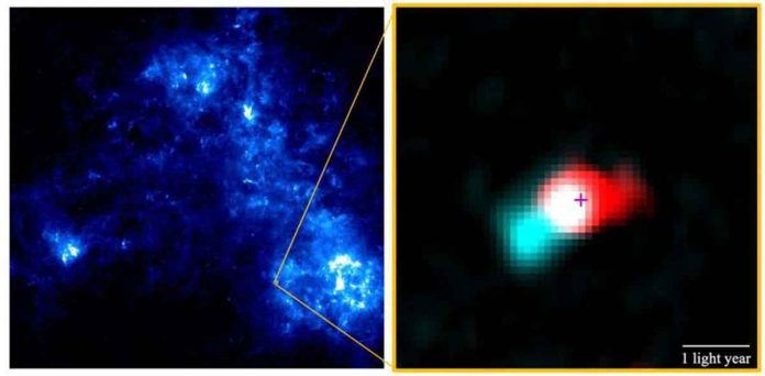 ALMA discovers birth cry of a baby star in the Small Magellanic Cloud