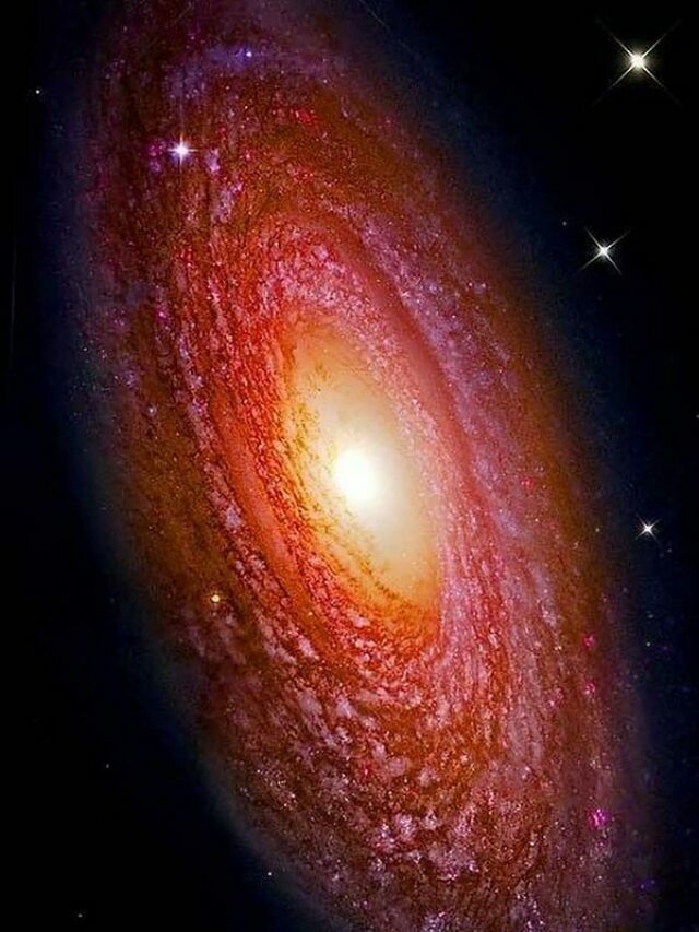 James Webb Telescope Discover Rare Red Spiral Galaxy