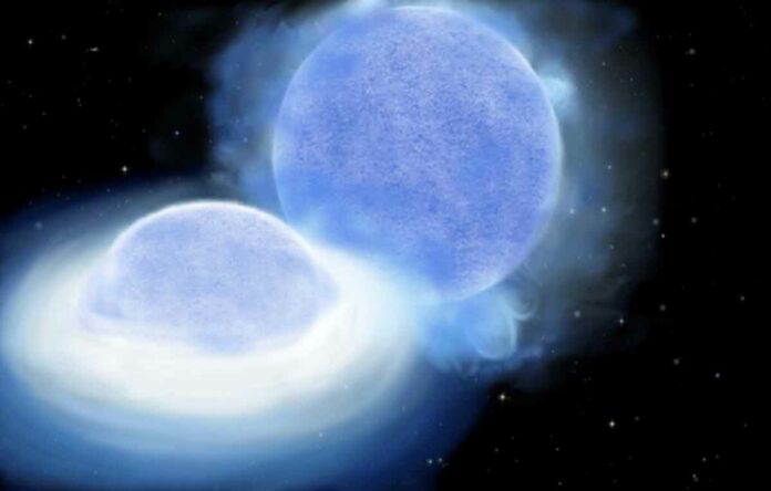 discovered massive binary system consisting of a stripped star